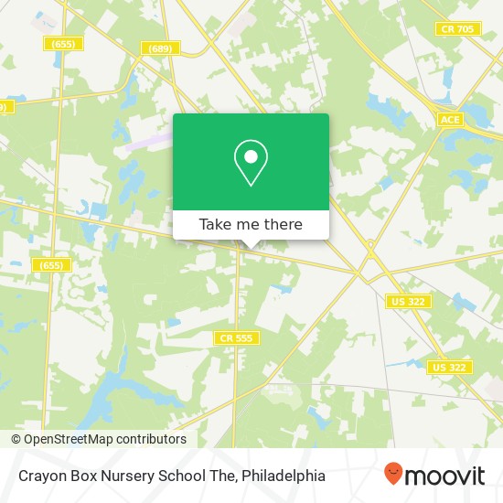 Crayon Box Nursery School The map