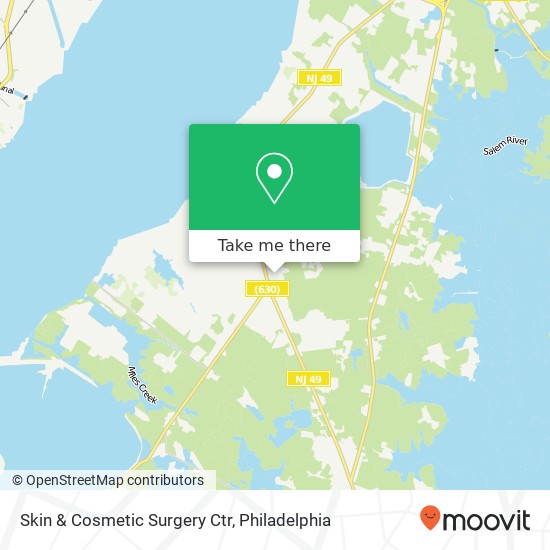 Skin & Cosmetic Surgery Ctr map