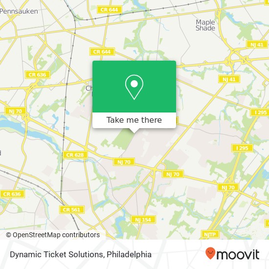 Dynamic Ticket Solutions map