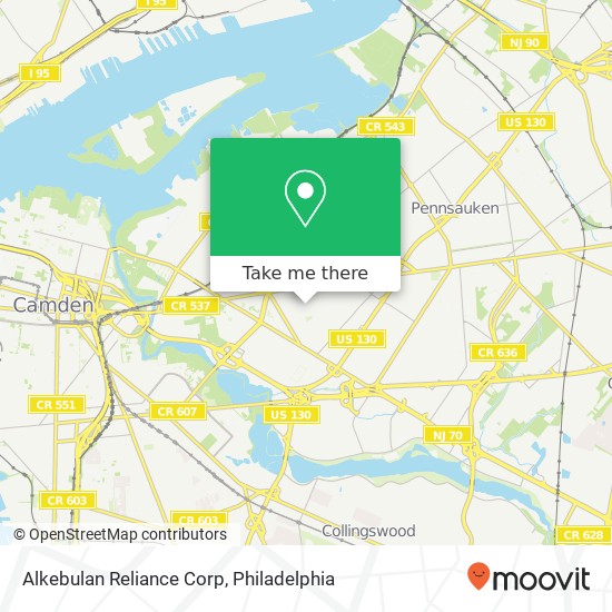 Mapa de Alkebulan Reliance Corp
