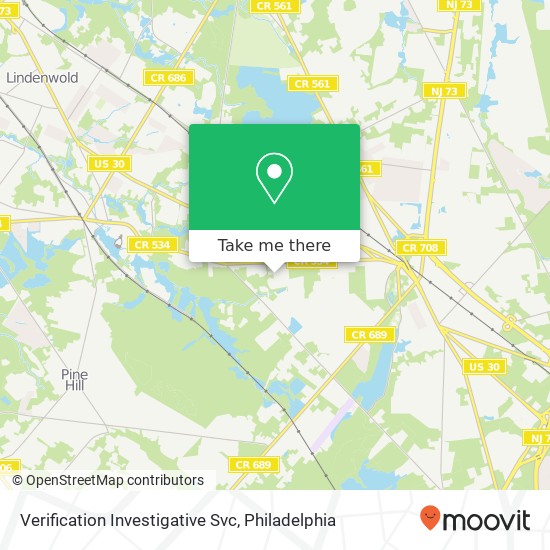 Mapa de Verification Investigative Svc