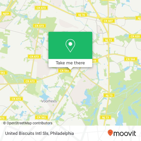 United Biscuits Intl Sls map