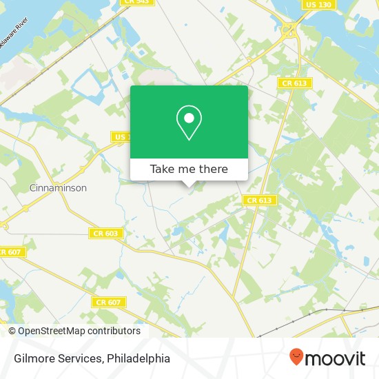 Gilmore Services map