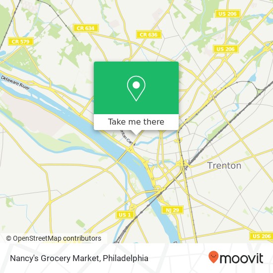 Mapa de Nancy's Grocery Market