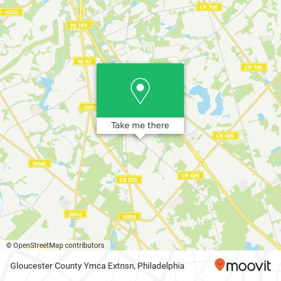 Mapa de Gloucester County Ymca Extnsn