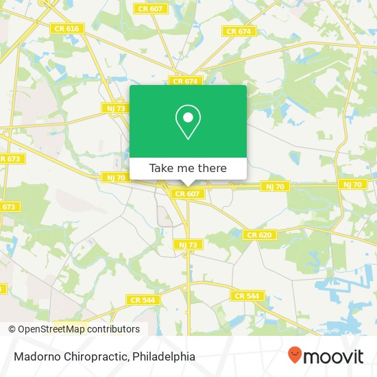 Madorno Chiropractic map