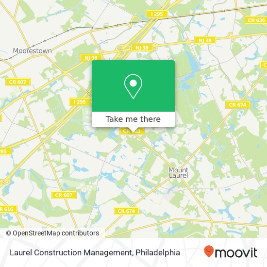 Mapa de Laurel Construction Management