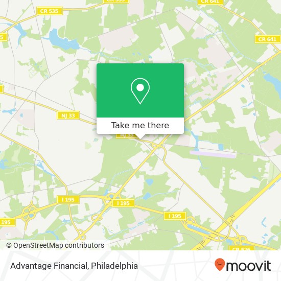 Mapa de Advantage Financial