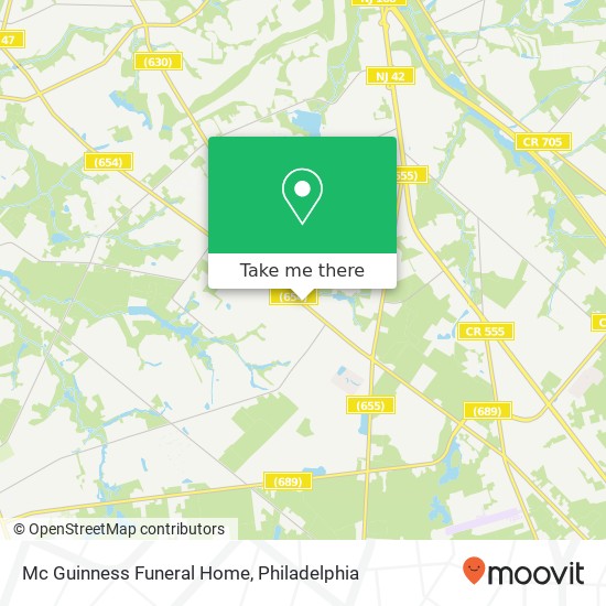 Mapa de Mc Guinness Funeral Home