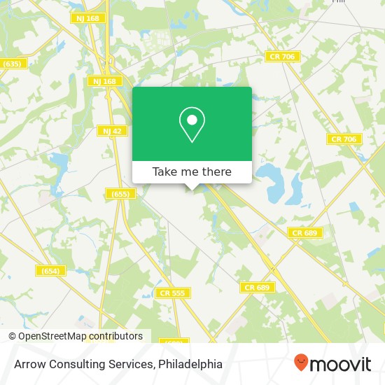 Mapa de Arrow Consulting Services