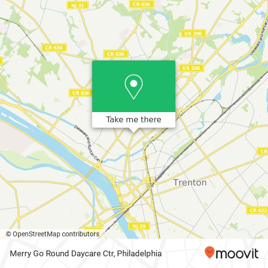 Mapa de Merry Go Round Daycare Ctr