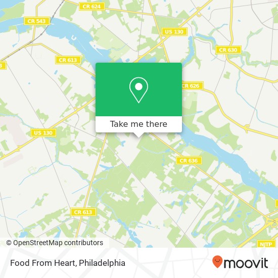 Food From Heart map