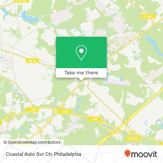 Mapa de Coastal Auto Svc Ctr