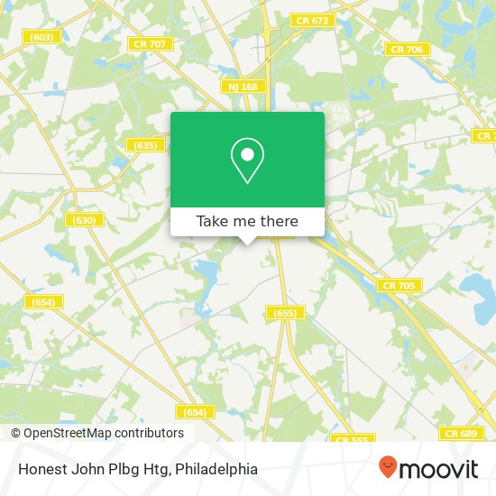 Honest John Plbg Htg map