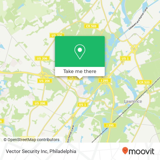 Mapa de Vector Security Inc