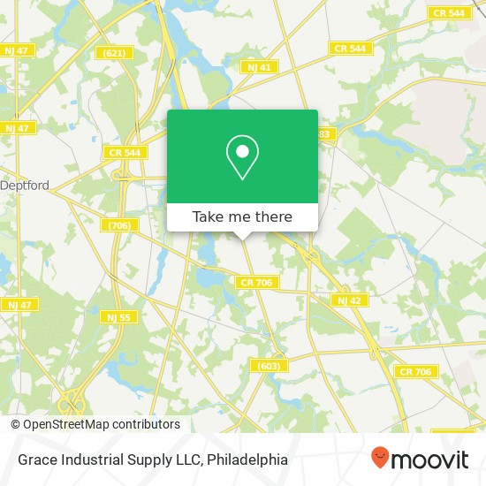 Mapa de Grace Industrial Supply LLC