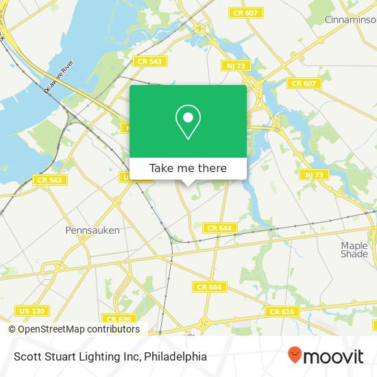 Scott Stuart Lighting Inc map