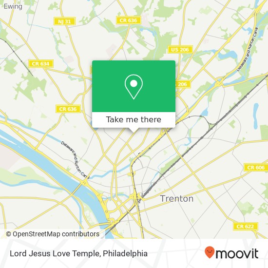 Lord Jesus Love Temple map