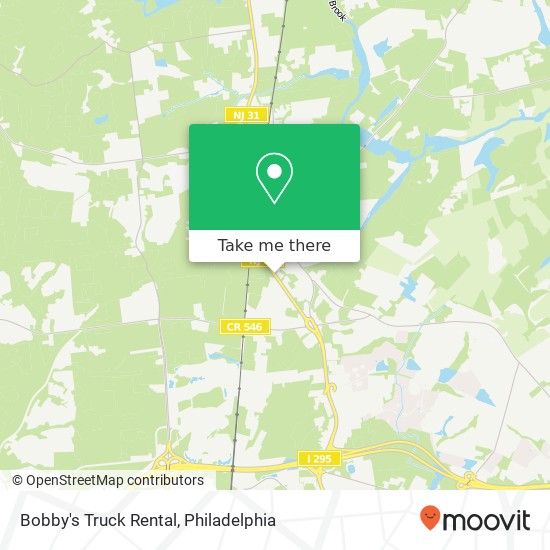 Mapa de Bobby's Truck Rental