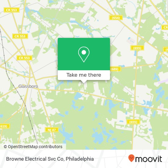 Mapa de Browne Electrical Svc Co