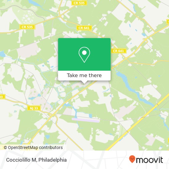 Mapa de Cocciolillo M