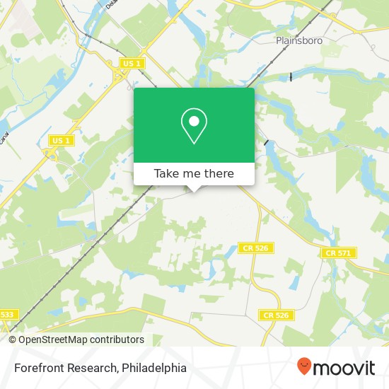 Forefront Research map