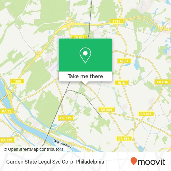 Garden State Legal Svc Corp map