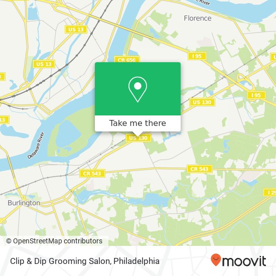 Clip & Dip Grooming Salon map