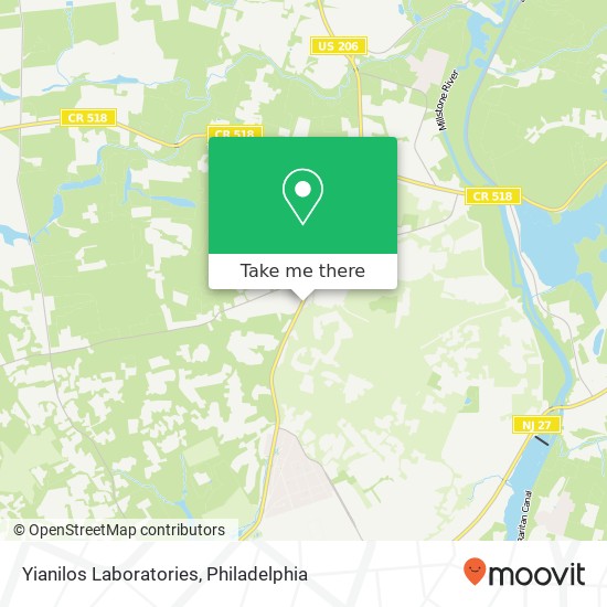 Yianilos Laboratories map