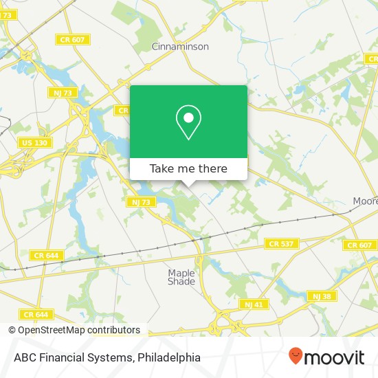 ABC Financial Systems map