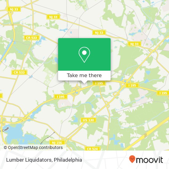 Lumber Liquidators map