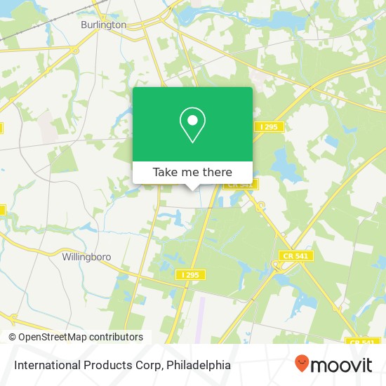 International Products Corp map