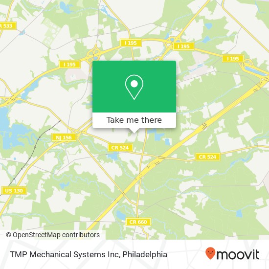 TMP Mechanical Systems Inc map