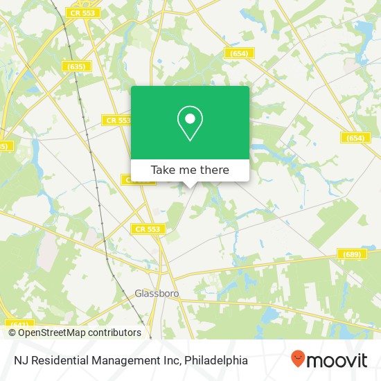 Mapa de NJ Residential Management Inc