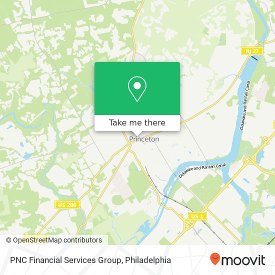 PNC Financial Services Group map