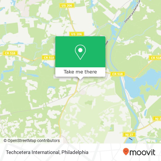 Techcetera International map