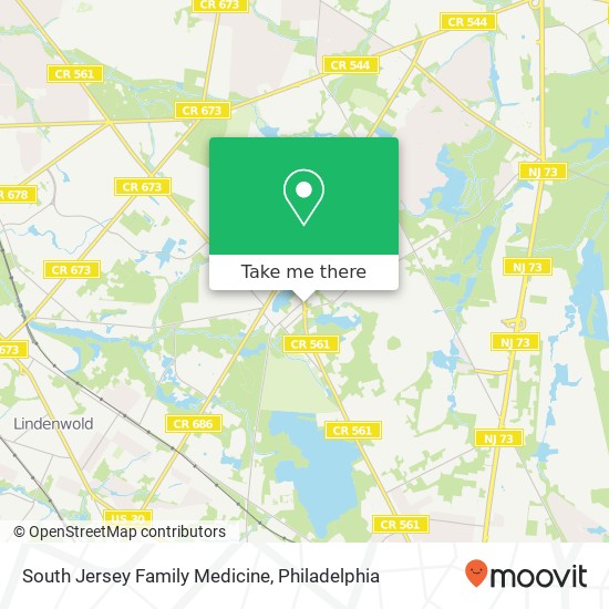 South Jersey Family Medicine map