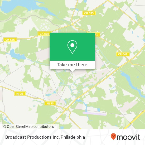Broadcast Productions Inc map