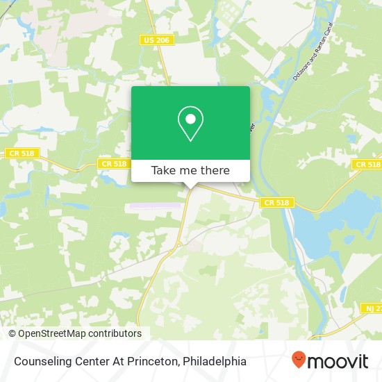Counseling Center At Princeton map