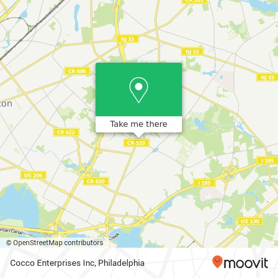 Mapa de Cocco Enterprises Inc