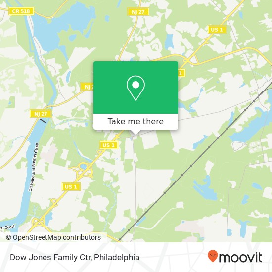 Dow Jones Family Ctr map