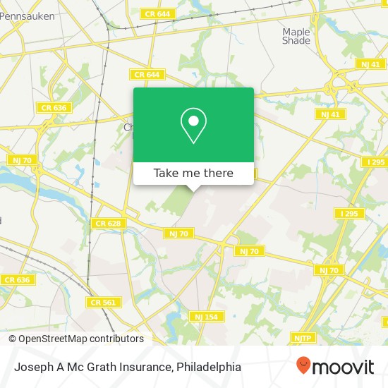 Mapa de Joseph A Mc Grath Insurance