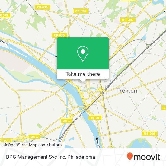 BPG Management Svc Inc map