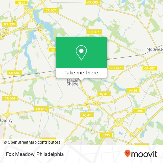 Fox Meadow map
