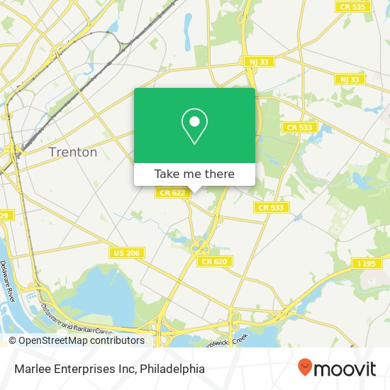Mapa de Marlee Enterprises Inc