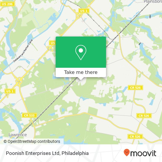 Poonish Enterprises Ltd map