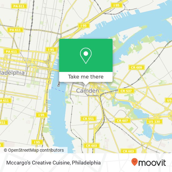 Mccargo's Creative Cuisine map
