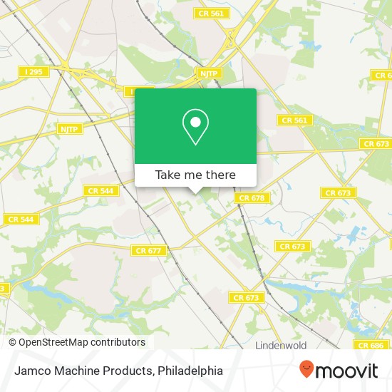 Jamco Machine Products map