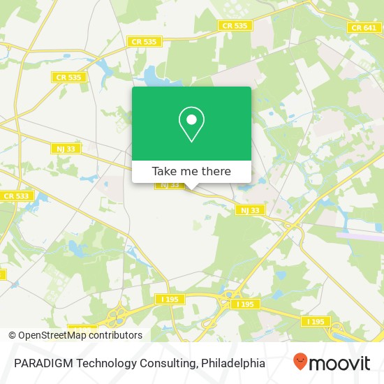 PARADIGM Technology Consulting map