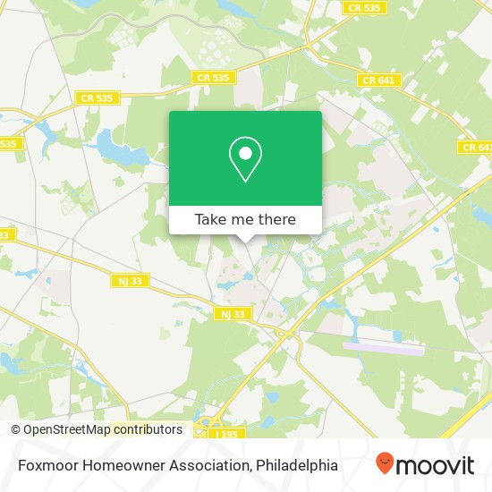 Mapa de Foxmoor Homeowner Association